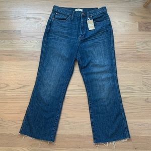 Madewell | Rigid Demi-Boot Crop Jeans Medium Wash